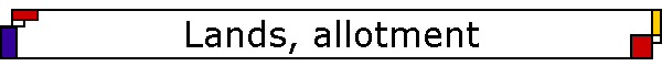 Lands, allotment